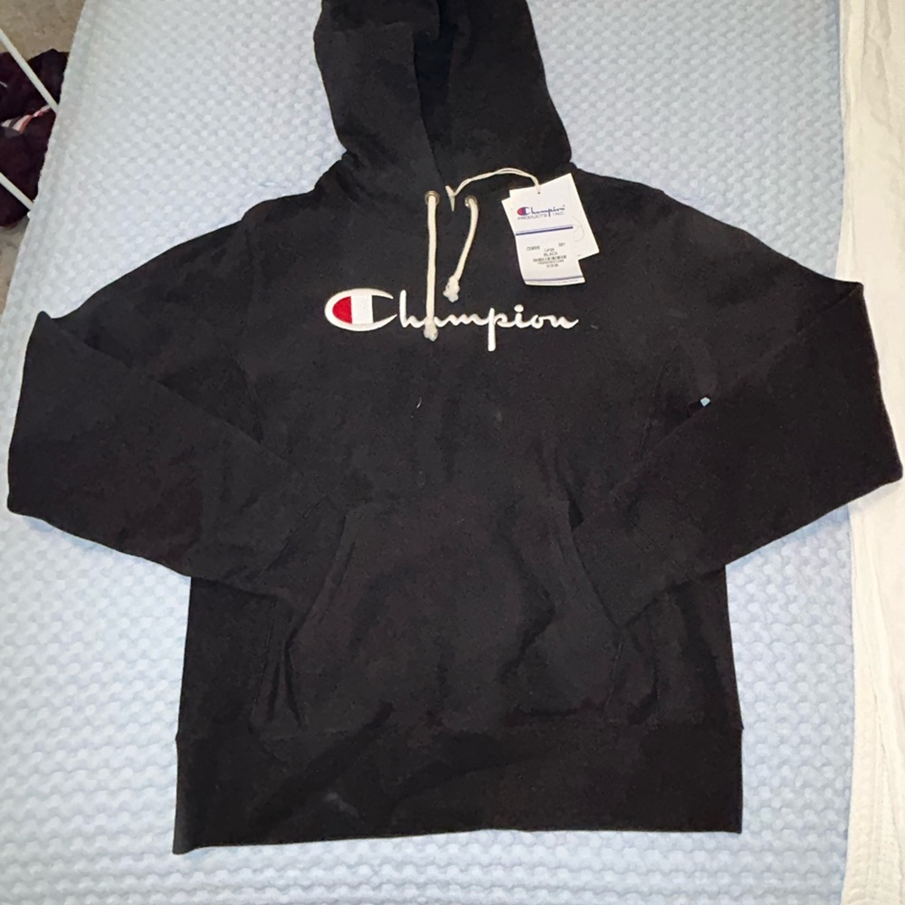 Champion Black Hoodie